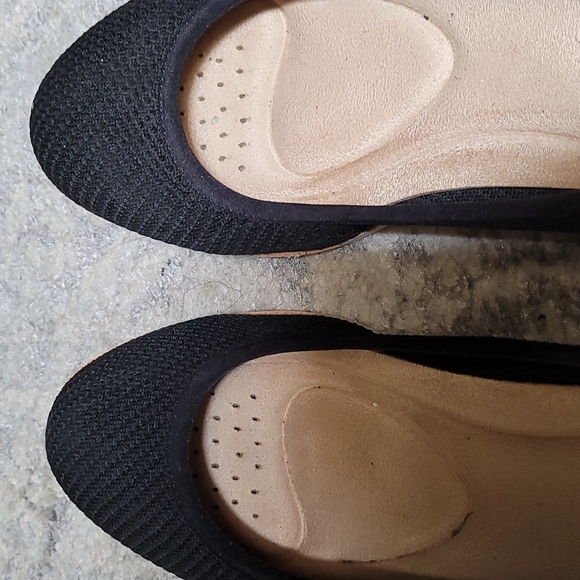 Black casual ballet/skimmer flats - Picture 7 of 12